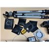 Image 3 : Collection of vintage photography equipment,. (It includes Camera, Camera Lenses, Tri-pot, Navigatio