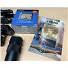 Image 6 : Collection of vintage photography equipment,. (It includes Camera, Camera Lenses, Tri-pot, Navigatio