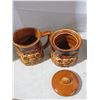 Image 3 : Vintage brown ceramic tea set (made in Japan)