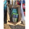 Image 2 : Pallet of misc items, tins, sheds, chair