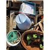 Image 4 : Pallet of misc items, books, toys, lamp bulbs, rackets