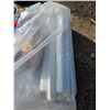 Image 7 : Pallet of misc items, high chair, toys, hardware