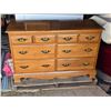 Image 1 : Vintage wooden dresser- 48" by 17" by 32"H