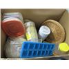 Image 2 : Tins, containers, hinged lid containers, Starfruit frying pan, etc