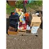 Image 1 : Pallet of misc items- cd's, pots, books, chinaware