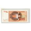 Image 2 : Yugoslavia. 1990 1000 Dinara. Nikola Tesla. Uncirculated.