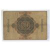 Image 2 : Germany – Empire. 1909 20 Mark Reichsbanknote. VG.