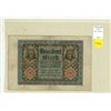 Image 1 : Germany – Weimar Republic. 1920 100 Mark Reichsbanknote. VG+.