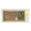 Image 1 : German Occupied Territories during World War II. ND (1940 – 1945) 20 Reichsmark. Eagle and 