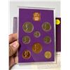 Image 3 : 1970 Proof Coinage of Great Britain and Northern Ireland. The last year of Decimal Coinage. Housed i