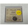 Image 1 : 1896 Canadian Victorian Silver 5 Cents. ICCS certified and graded EF-40 Cleaned.