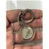 Image 3 : 1967 Canadian Silver 25 Cents Key Chain. Coin is BU.