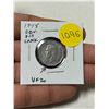 Image 1 : 1945 Canadian 5 Cents. This coin has a Die Crack from the bottom of the king’s bust to the 