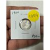 Image 1 : 1900 Canadian Victorian Silver 10 Cents. F12.
