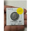 Image 1 : 2023 King Charles III Canadian 25 Cents. First issue of the new king. MS65 Gem Uncirculated.