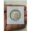 Image 2 : 1947 Maple Leaf Canadian Silver 50 Cents. Key Date. VF30.