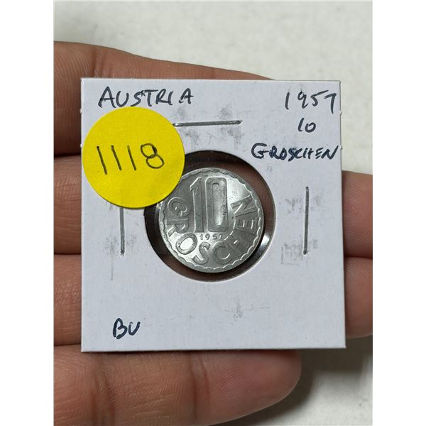Austria. 1957 10 Groschen. BU.