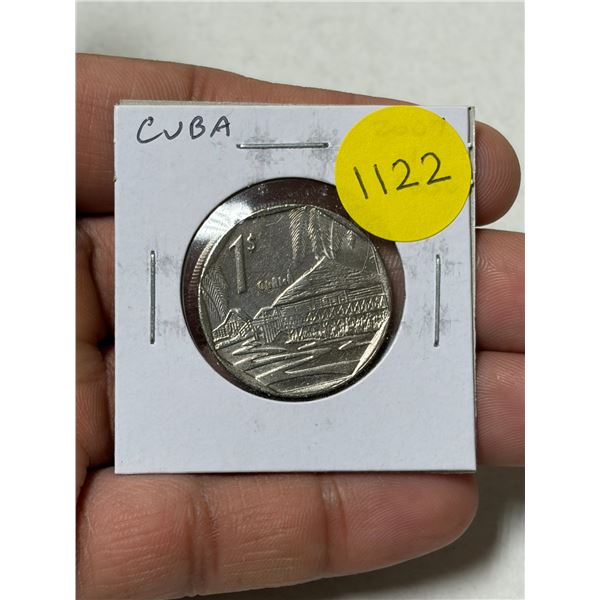 Cuba. 2007 1 Peso. Uncirculated.