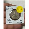 Image 1 : Germany – Nazi Third Reich. 1938A 2 Silver Reichsmark. Eagle and Swastika. Berlin Mint. EF.