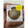 Image 1 : 1905 - 2005 Yorkton $3 Trade Dollar. Commemorates the Centennial of Saskatchewan. Bi-metallic. BU.