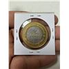 Image 2 : 1905 - 2005 Yorkton $3 Trade Dollar. Commemorates the Centennial of Saskatchewan. Bi-metallic. BU.
