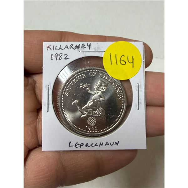 1982 Killarney, Manitoba Souvenir. Leprechaun. BU.