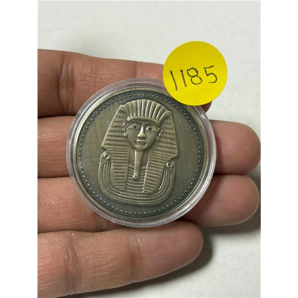 King Tut medal. BU.