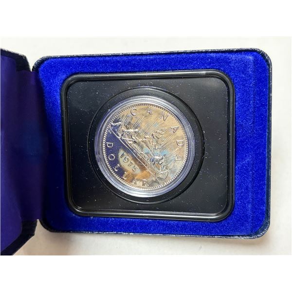 1975 Voyageur Nickel Dollar. Housed in its original RCM case.