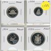 Image 1 : 1994 Partial Proof Set. All coins have Ultra Heavy Cameos.