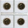 Image 2 : Set of 4 Specimen Loonies 1991 – 1994.