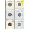 Image 1 : Set of 6 Toronto Transit Tokens and Subway Tokens.
