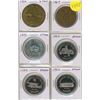 Image 1 : Set of 6 Saskatoon Trade Dollars 1966 – 1982.
