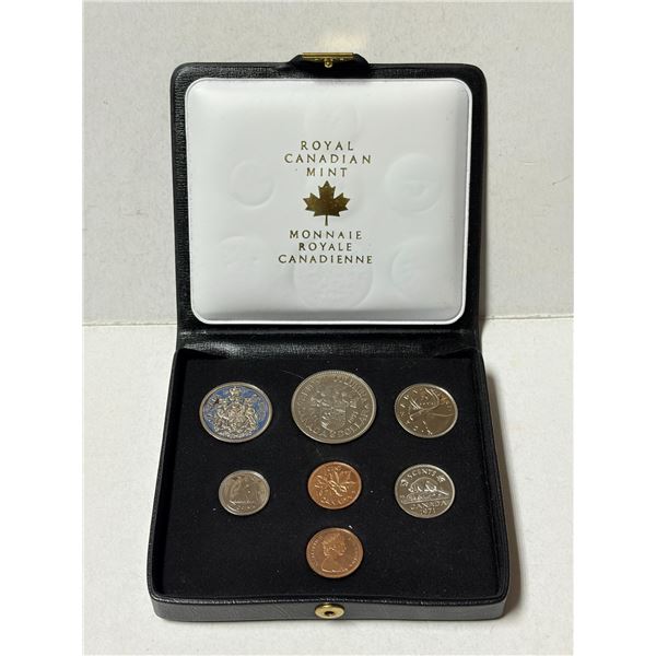 1971 7-coin Nickel Custom set with 2 Small Cents. The Nickel Dollar commemorates the 100th Anniversa