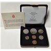 Image 1 : 1975 7-coin Nickel Custom set with 2 Small Cents. Housed in its original RCM case.