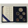 Image 1 : 1981 Specimen set. 6-coin set. Housed in its original RCM case.