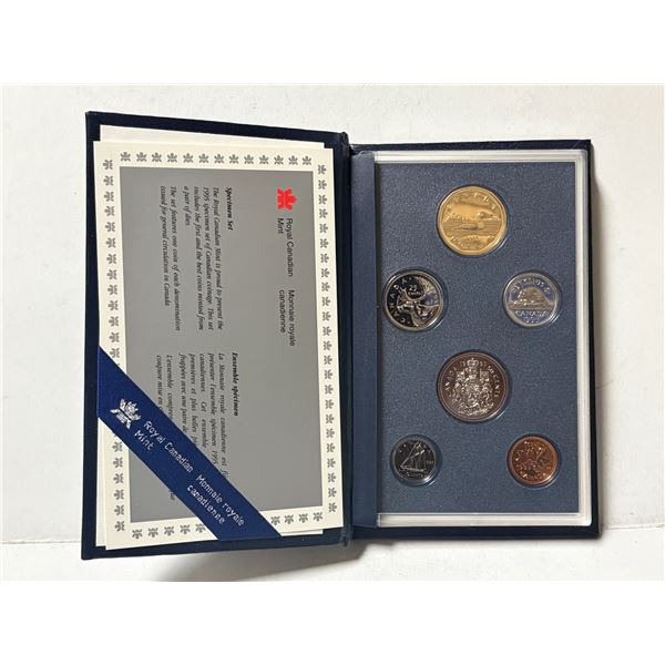 1995 Specimen set. 6-coin set. Housed in its original RCM case.