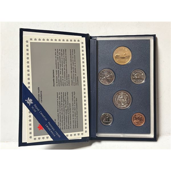 1996 Specimen set. 6-coin set. Housed in its original RCM case.