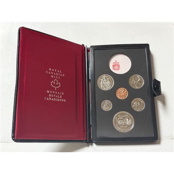 1974 Double Dollar Specimen Set. Missing the Silver Dollar. Housed in its original RCM case.