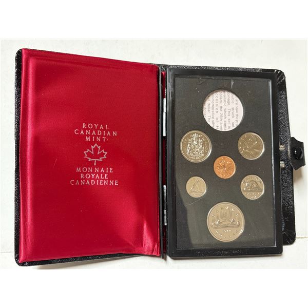 1977 Double Dollar Specimen Set. Missing the Silver Dollar. Housed in its original RCM case.