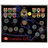 Image 1 : 1867 – 1992 Canada 125 set. Includes a 25 Cents for all 12 Provinces and Territories plus a