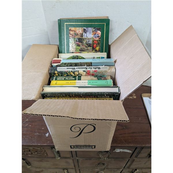Box of vintage landscaping books