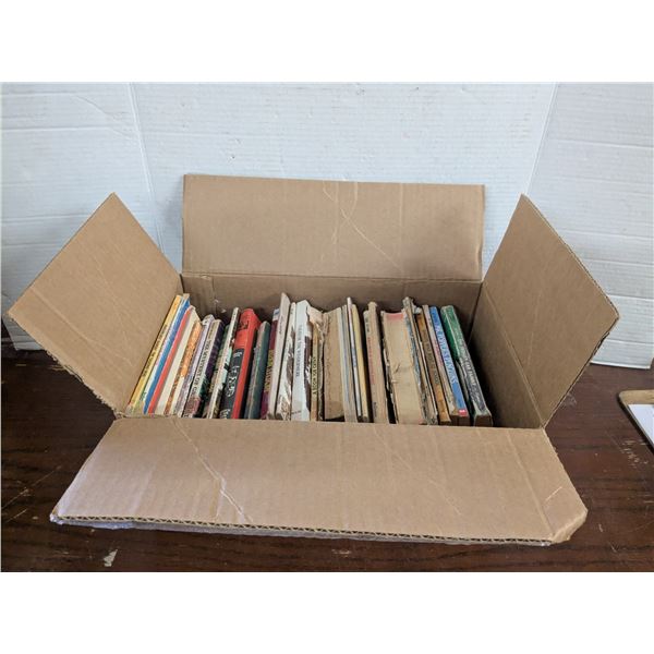 Box of vintage kids books