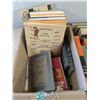 Image 3 : Box of vintage phamphlets, etc, with box of vintage books