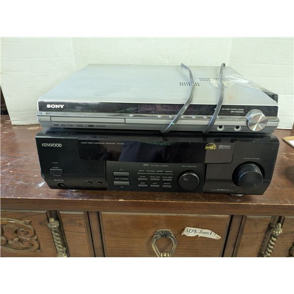Kenwwod and Sony surround sound amplifiers