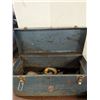 Image 2 : Vintage metal toolboxes, with some tools, and extra hardware/parts