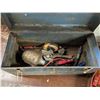 Image 3 : Vintage metal toolboxes, with some tools, and extra hardware/parts