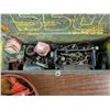 Image 5 : Vintage metal toolboxes, with some tools, and extra hardware/parts