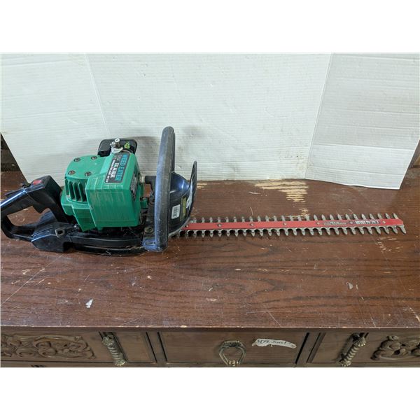 "Weed Eater" Hedge pruners, 22", 21CC motor, untested-good compression