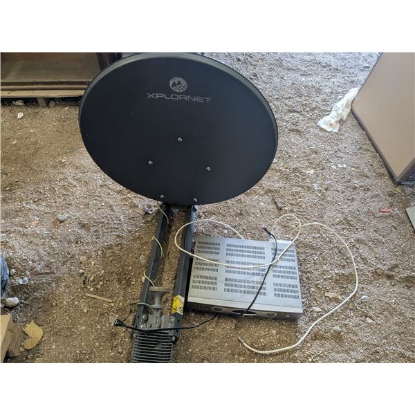 Xplornet dish, 24", w/ receiver, no remote