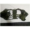 Image 3 : Woodland digital camo Tactical vest, with two flask, comes with 2 extra pouches.